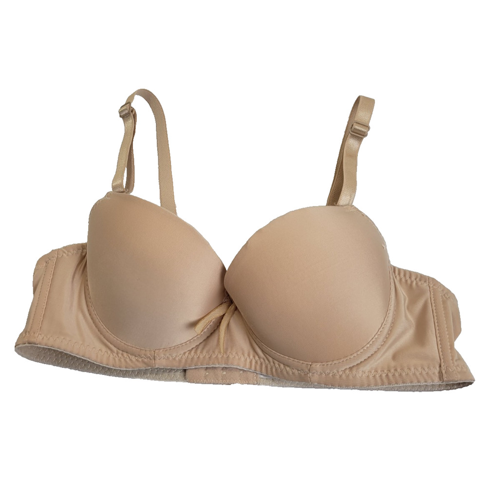Mamia Tan Full Coverage Padded Adjustable Straps Underwire Push Up Bra‎ Size 32A